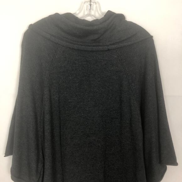 Style & Co. Cowl Neck Tunic Sweater Size M Charcoal Oversized - Picture 8 of 12